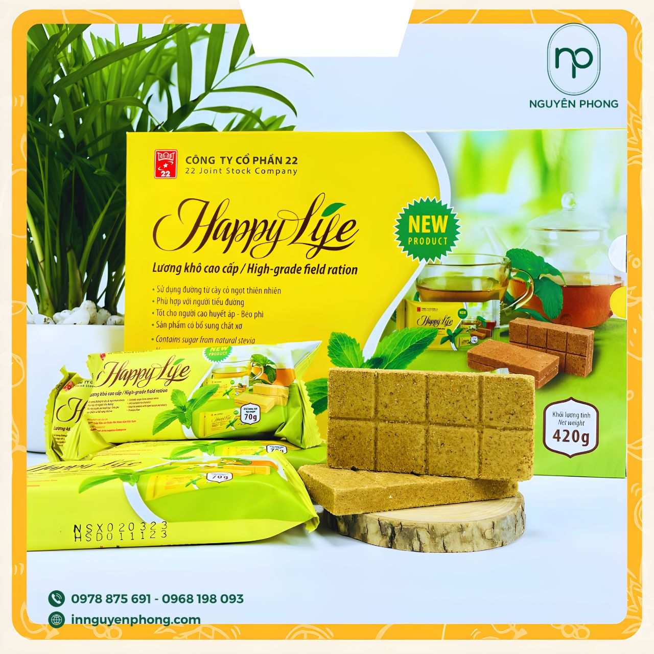 Chất liệu ivory làm hộp đựng lương khô